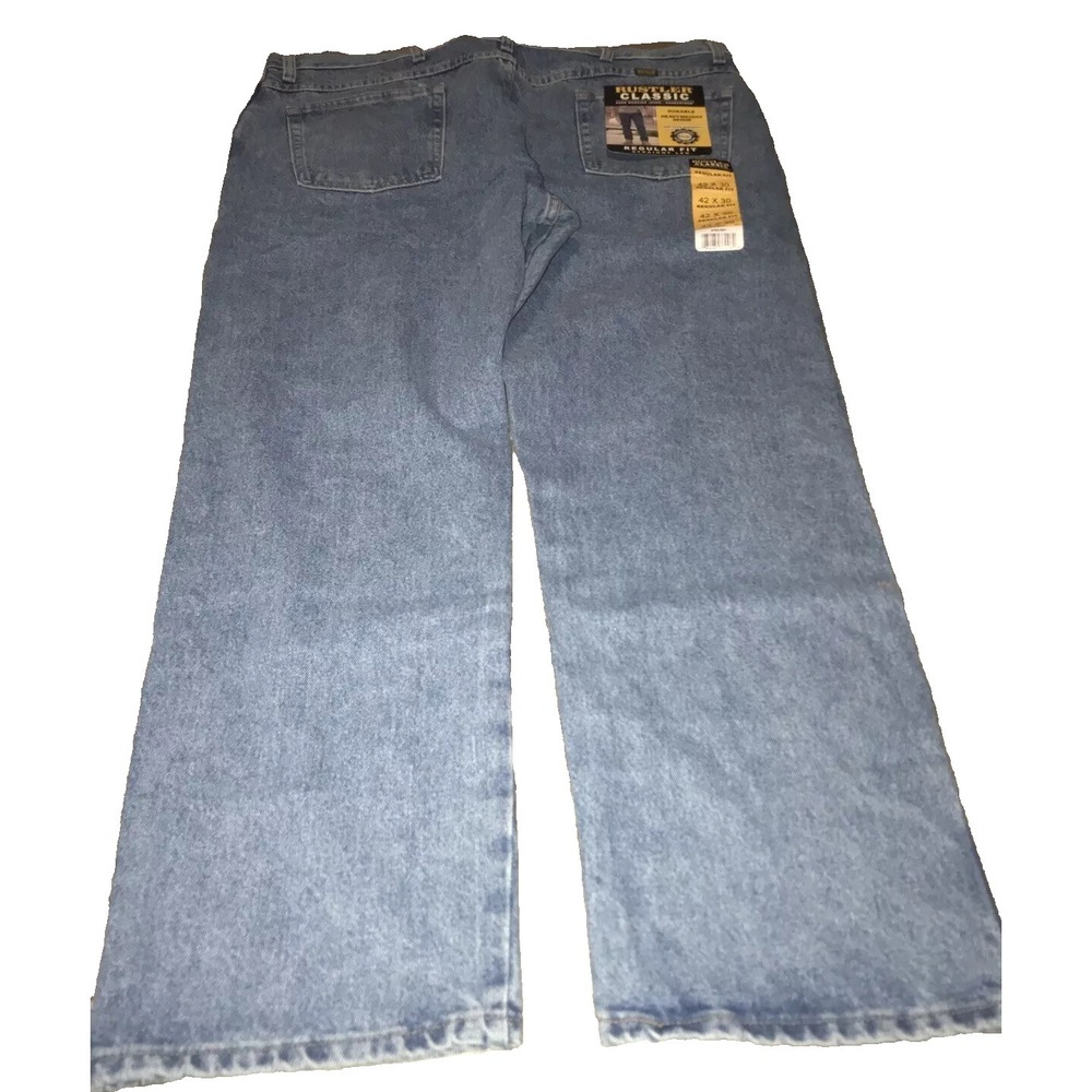 New Mens Rustler Jeans 42" X 30" Denim‎